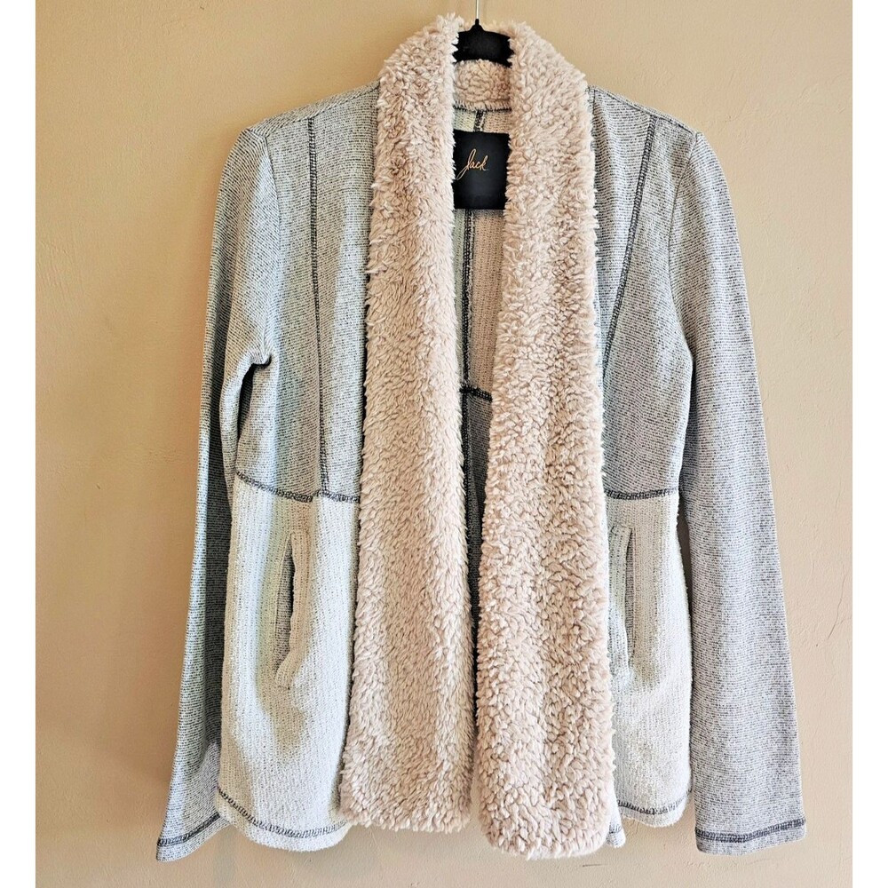 Jack By BB Dakota color block jacket - Size S - Small -sherpa collar